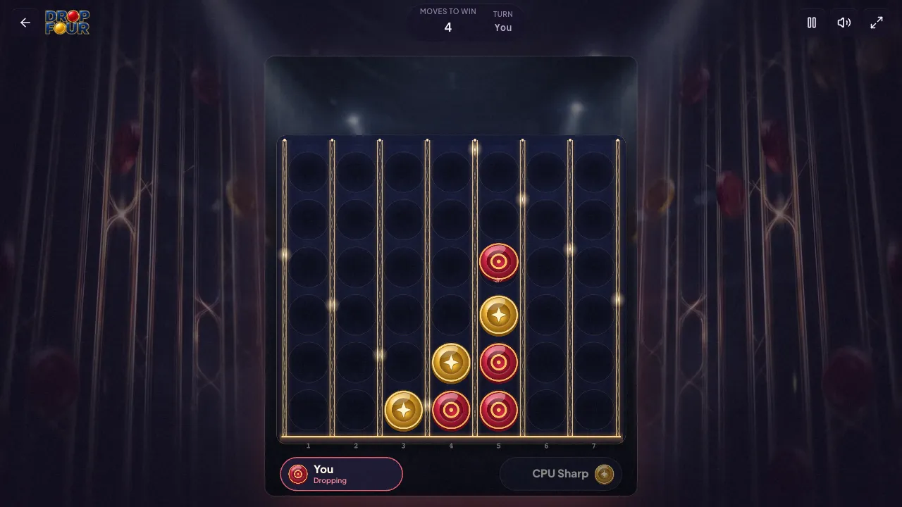 drop four gameplay, moment 3