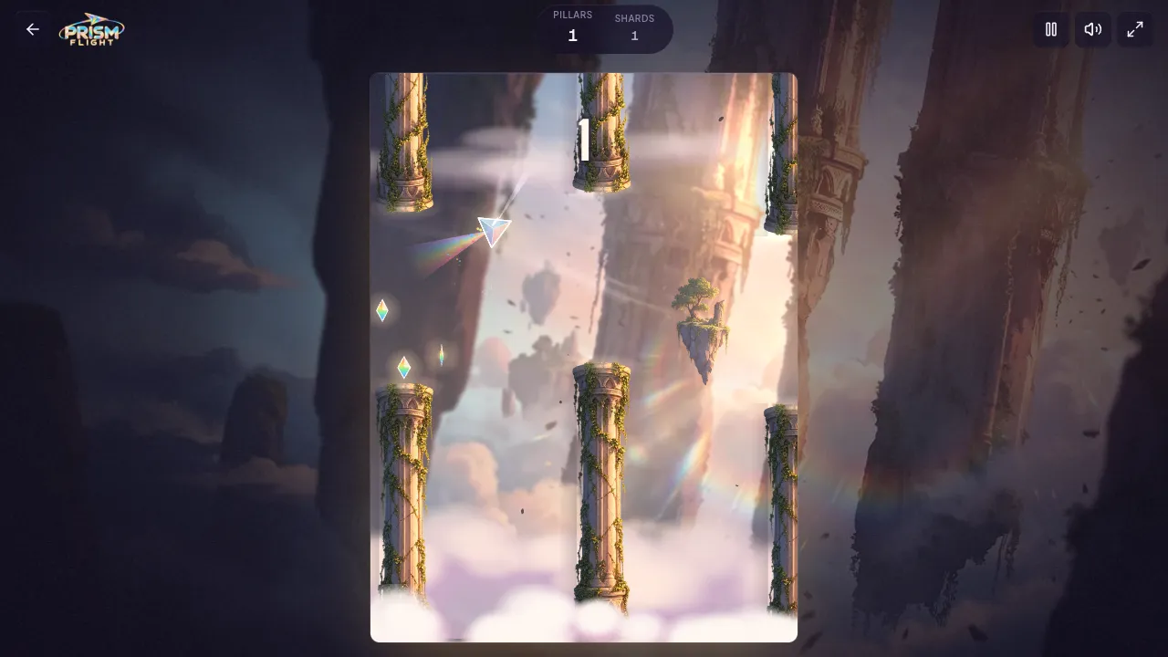 prism flight gameplay, moment 3