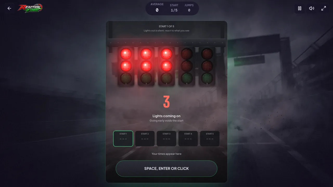 reaction time gameplay, moment 2