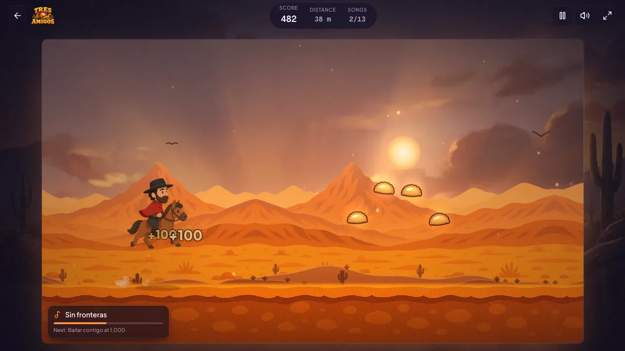 tres amigos gameplay, moment 3