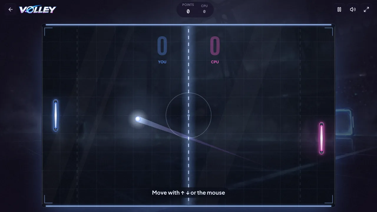volley gameplay, moment 2